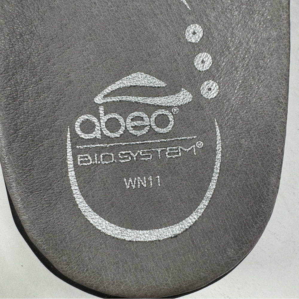 Abeo B.I.O. System Mystic Wedge Beaded Comfort Sandals Pewter Women’s Size 11 - Picture 10 of 11